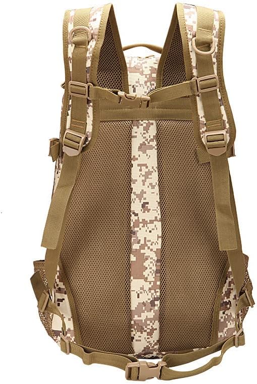 Outdoor Sports Pack Hiking Bag Tactical Rucksack Camo Knapsack Combat Camouflage Tactical 30L Backpack - A-Tacs FG