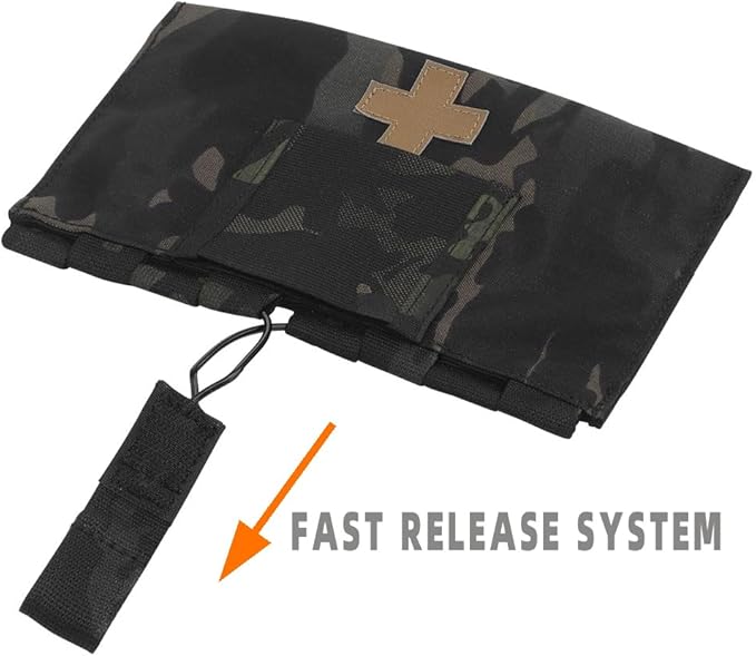 Tactical IFAK LBT MOLLE Pouch Quick Release Tactical First Aid Medical Kit for LBT 9022B Hunting Vest Belt EDC Bag