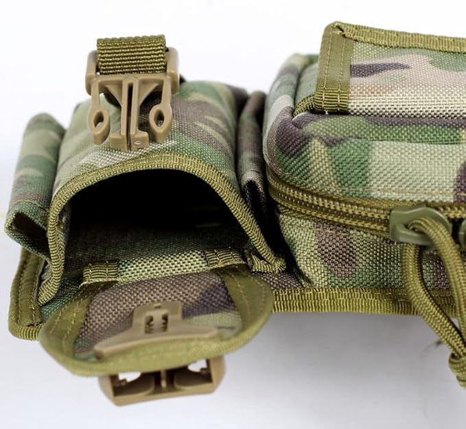 Tactical EDC Pouch Molle Belt Waist Gadget Tool Bag Compact Utility Pouch 1000D Nylon