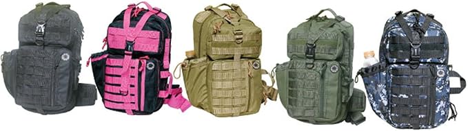 18 1200cu. in. Tactical Sling Shoulder Hiking Backpack TL318 DMBK Digital Camouflage