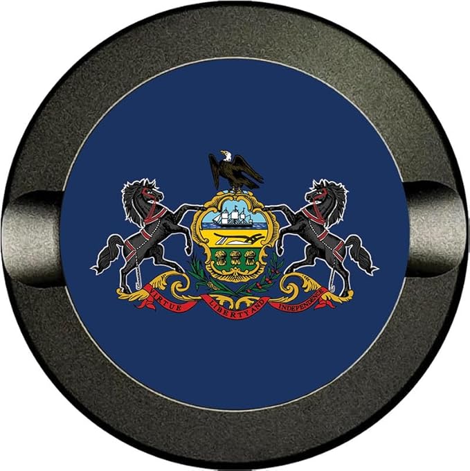 Brotherhood Metal Zyn Container - Metal Zyn Holder - Zyn Metal Can - Metal Container for Zyn Holder - Metal Zyn Can Golf Gifts for Him - Zyn Containers for Golf - Pennsylvania State Flag