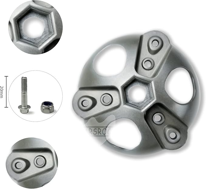 Small Wind Turbine Wheel Hub and Cap 3 Vanes Blades Screws &amp Nuts Kit for Horizontal Wind Turbine Generation DIY 100W to 1000W Small Windmill Accessories Parts (3 blades)