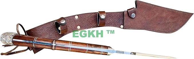 Handmade Forged Viking Axe with Etching on the Handle with Leather Case Custom Rose Wood Handle Carbon Steel - Veteran Camping Hatchet