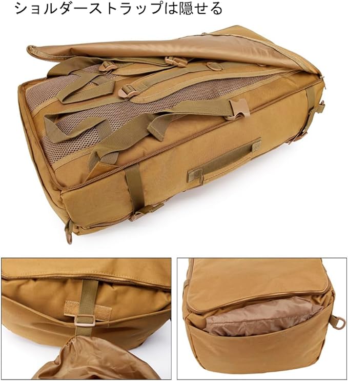 Travel Backpack 60L Hiking Bag 3 Way Day pack Extra Large 3~8 Day Bug Out Molle Survival Rucksack
