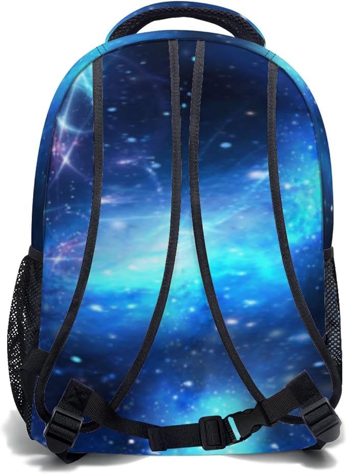 Galaxy Backpack for Teen Girls and Boys Cosmic Pattern Lightweight School Backpack 17.32 x 12.59 x 5.9 Inch for Ages 10 to 14 Starry Sky Bookbag for Back to School and Daily Use