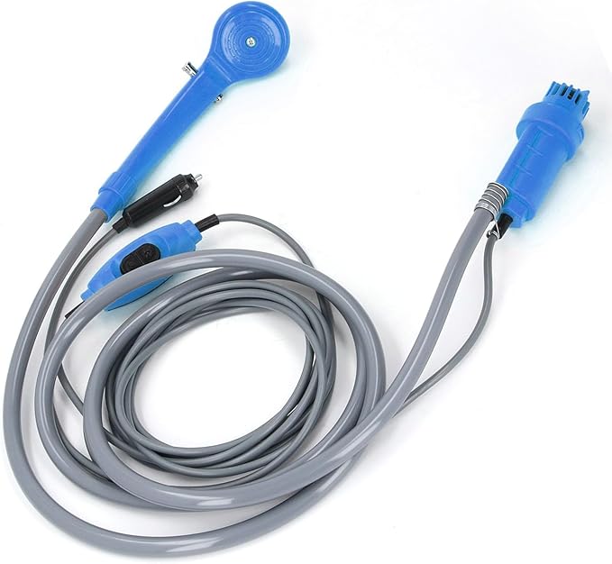 Car Plug Shower Kit 36W Portable Electric Vehicle Mounted Shower Kit for Outdoor Camping Car Washing Irrigation