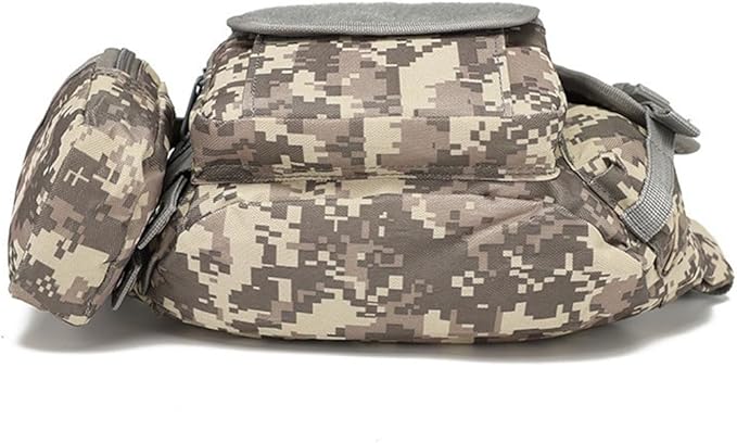Tactical Waist Pack Military Fanny Pack for Men Outdoor Army Waist Bag Large Waist Pack for Daily Life Cycling Camping Hiking Hunting Fishing (ACU)