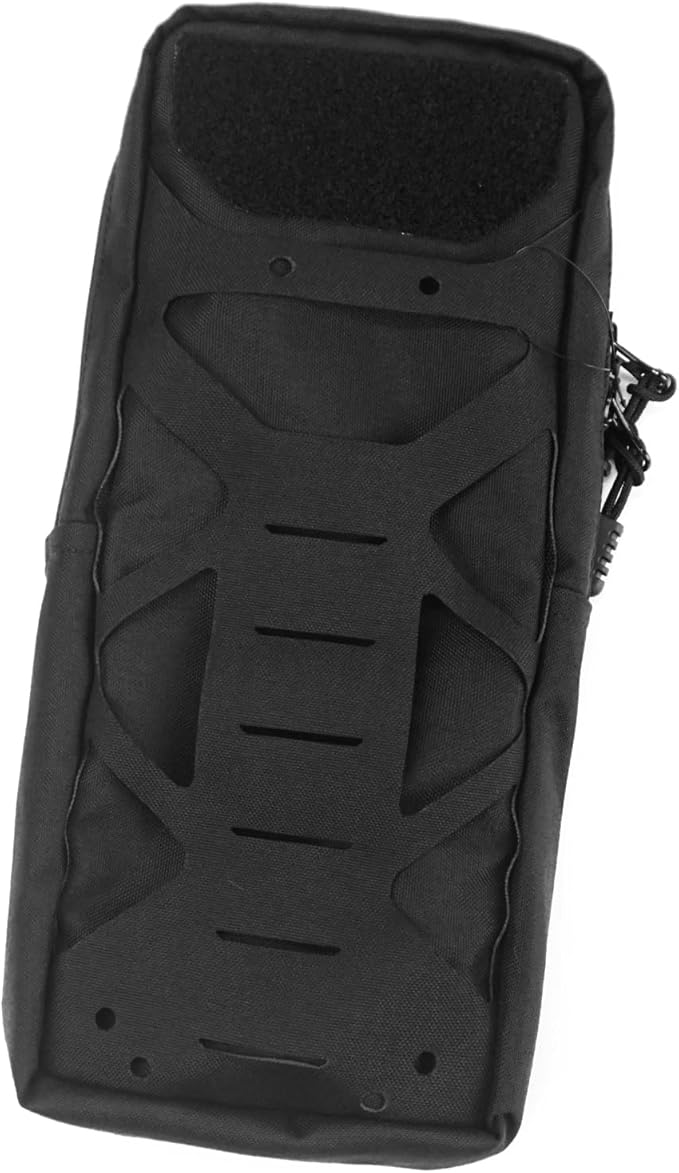 Tactical Hydration Pouch Without Inner Bladder Laser Cut MOLLE Hydration Pouch for Vest Backpack Hunting Climbing