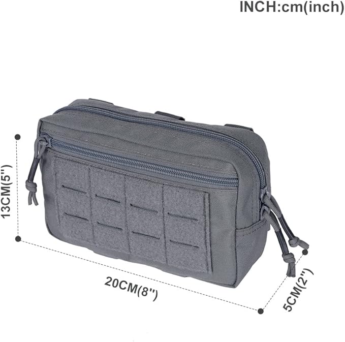 EXCELLENT ELITE SPANKER Tactical Molle Admin Pouch for Tactical Vest Chest Waist Pack Utility Tool Pouch Tactical EDC Bag