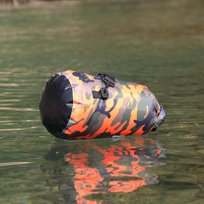 Waterproof Bag Set Floating Waterproof Drying Bag 20L Portable Lightweight Roll-top Drying Bag for Camping/Swimming (Color : Blue)