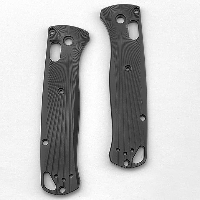 1 Pair Scales Handle Fits for Benchmade Bugout 535 CNC Aluminum Alloy Handle Patch
