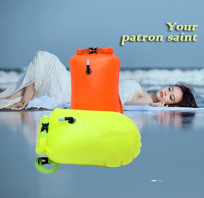 Swim Buoy20L Storage Swimming Life-Saving Dry Drift Bag for Open Water Swimmers Triathletes Kayakers and Snorkelers Highly Visible Buoy Float for Safe Swim Training
