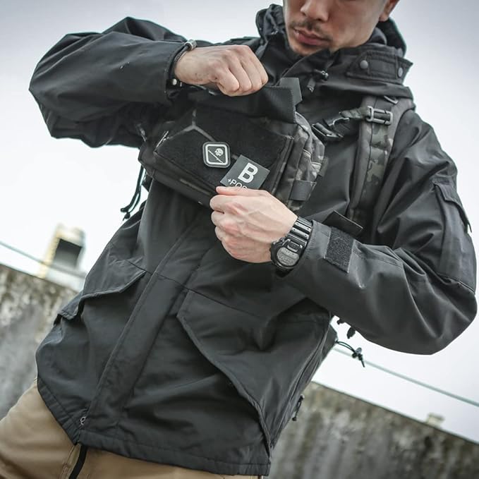 PAZAGUILA Action Chest BagUtility Chest Pack H-harness Bag Laser Molle Cutting and Elastic Magazine Inner Pouch Design