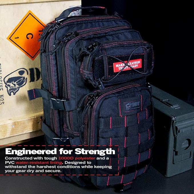 DDT Death Dealer Tactical Anti-Venom 24-Hour Assault Pack Color Bloodline