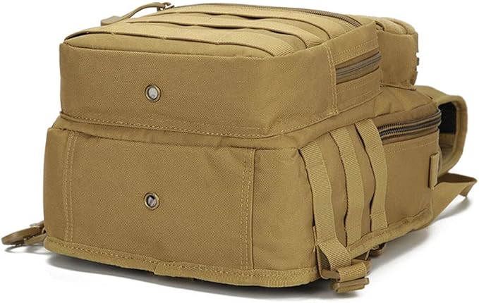 Sunnystacticalgear Outdoor Sports Hiking Sling Bag Shoulder Pack Camouflage Tactical Molle Chest Bag - Tan