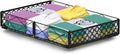 NADAMOO Under Bed Storage with Wheels 1 Pack Rolling Under Bed Storage Containers Foldable Metal Under the Bed Organizer Bins for Bedroom Clothes Shoes Blankets