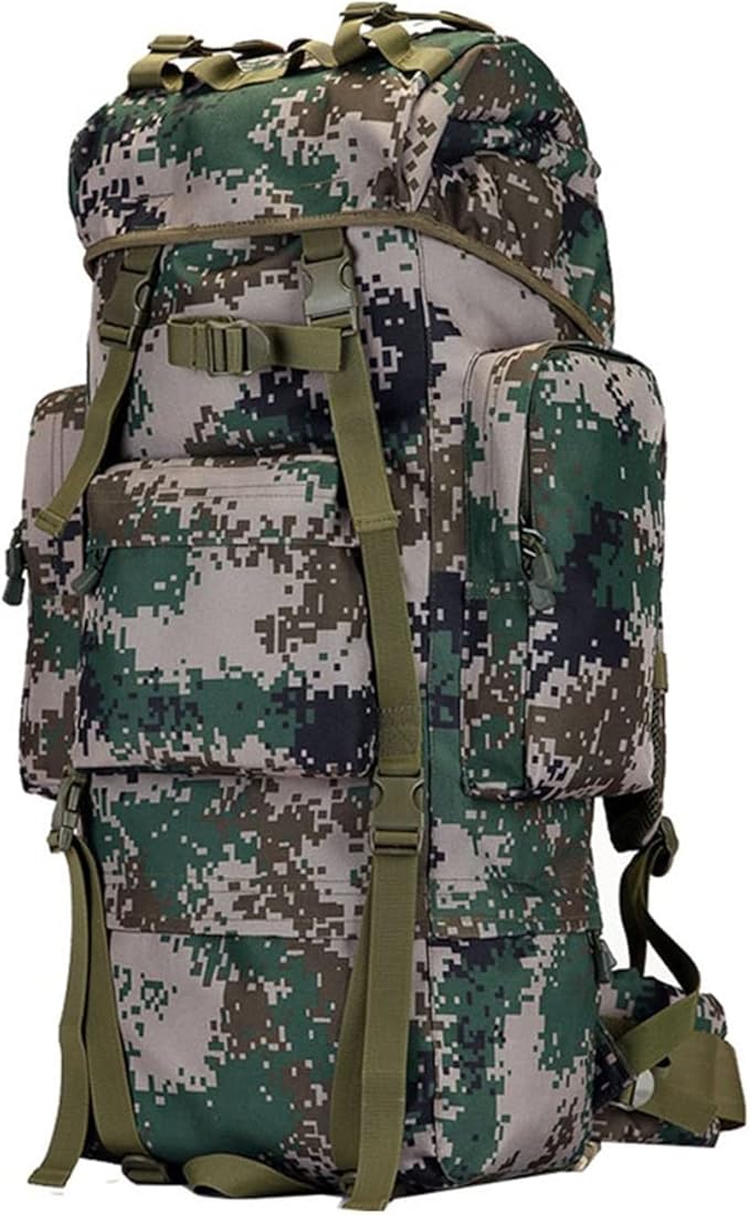 Hiking Backpack - Waterproof Backpack 100L Outdoor Mountaineering Bag Men and Women Travel Bag Large Capacity Tactical Mountain Travel Rucksack (Color : C Size : 100L)