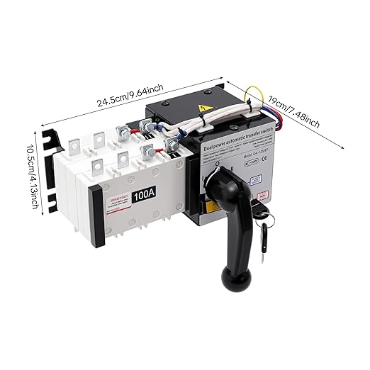 Automatic Transfer Switch Dual Power Automatic Transfer Switch Auto Generator Changeover Switch Manual Transfer Switch Dual Power Toggle Controller Dual Power Transfer Switch Tool