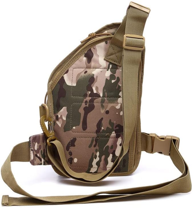 Outdoor Sports Hiking Sling Bag Shoulder Pack Camouflage Tactical Molle Chest Bag
