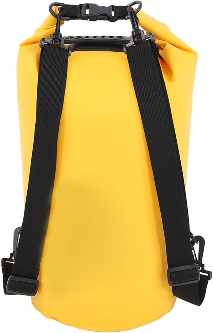 Dry Bags Waterproof PVC Mesh Cloth Removable Collapsible Lightweight Portable Swimming Bag 20L Dry Bag with Adjustable Shoulder Straps for Kayaking Rafting Beach Camping