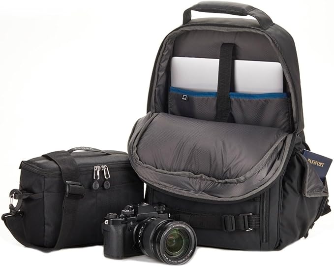 Tenba Axis v2 16L RoadWarrior Camera/Briefcase Backpack for DSLR and Mirrorless cameras plus a 16-inch Laptop – Black (637-764)