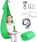 Therapy Swing for Kids with Special Needs (Hardware Included) Sensory Swing Snuggle Swing Indoor Adjustable Aerial Yoga for Children with Autism ADHD Aspergers Sensory Integration (Green)
