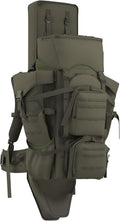 MT Military Hunting Rucksack with Detachable Carry System – 77L Backpack with Aluminum External Frame for Camping Hunting