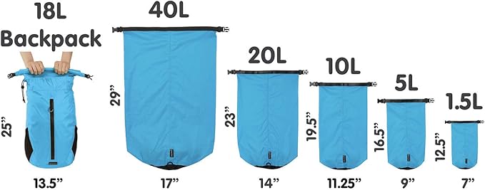 Skog Å Kust LiteSåk 2.0 Waterproof Ultralight Dry Bag | 20L Yellow