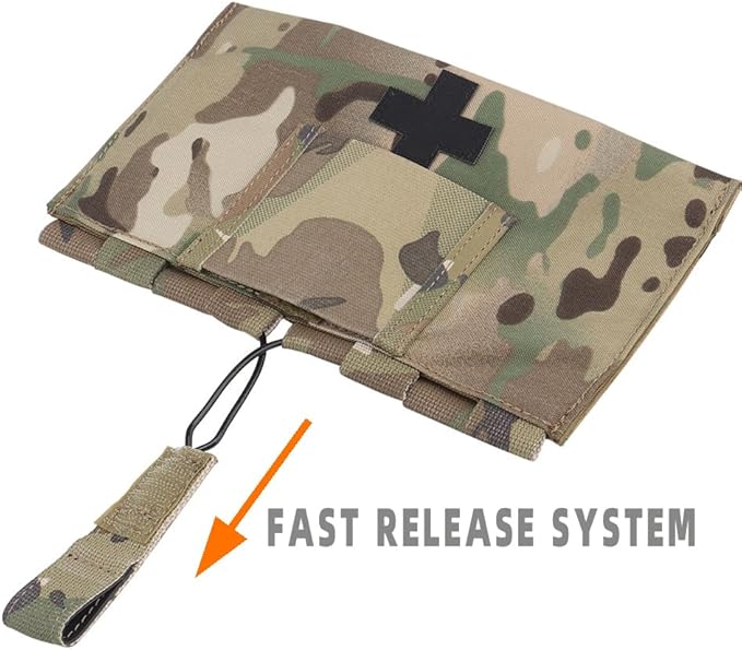 Tactical IFAK LBT MOLLE Pouch Quick Release Tactical First Aid Medical Kit for LBT 9022B Hunting Vest Belt EDC Bag