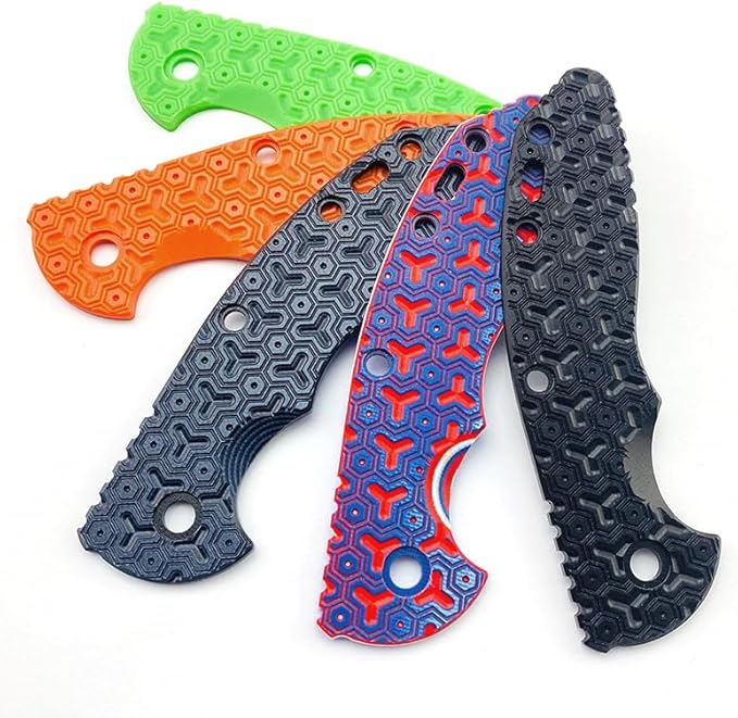 1 Piece Custom G10 Scales Handle Fits for Rick Hinderer XM18 3.5 CNC Handle patch DIY Making Accessory(Orange)