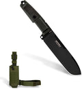 Extrema Ratio - Ontos II S600 (BLACK) Fixed Blade Knife S600 steel blade hardened to 58 HRC black burnished finish paracord-wrapped handle rear striking pommel handcrafted in Italy