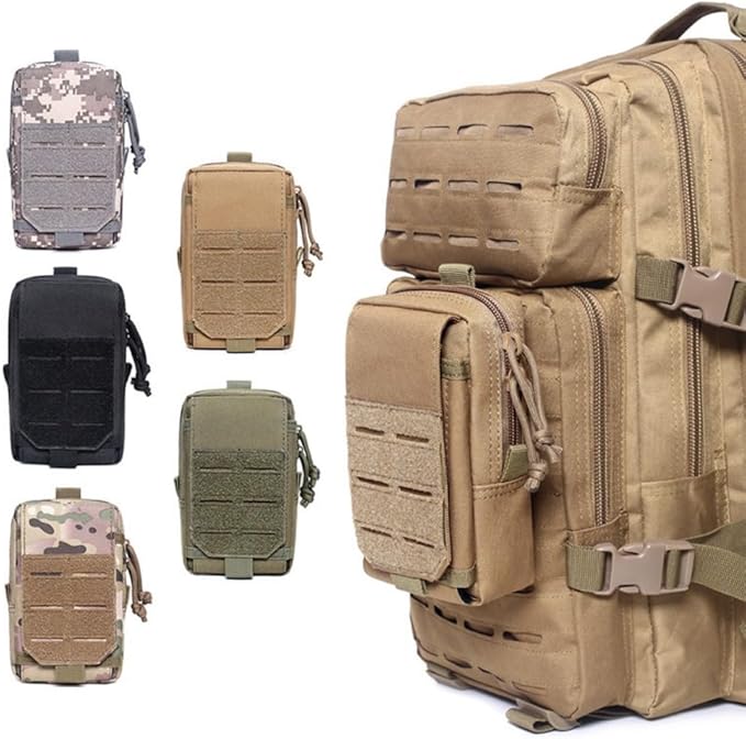Outdoor Sports Multifunctional Medical Storage Waist Pack Tactical Camouflage Cell Phone Pouch Coin Pouch Molle Accessory Bag