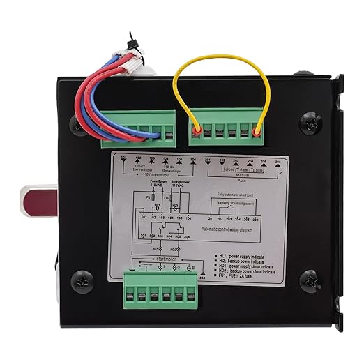 Dual Power Automatic Transfer Switch 4P 100A ATS Dual Power Generator Changeover Switch 110V Mini Electrical Selector Switches 3C Rated Voltage Range: 37V-440V