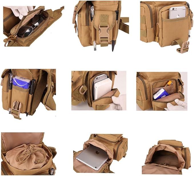 Multi-Purpose Tactical Drop Leg Bag Tool Fanny Thigh Pack Leg Rig Military Motorcycle Camera Versipack Utility Pouch Black/Coyote Tan/Army Green/Camouflage 7 Colors Available