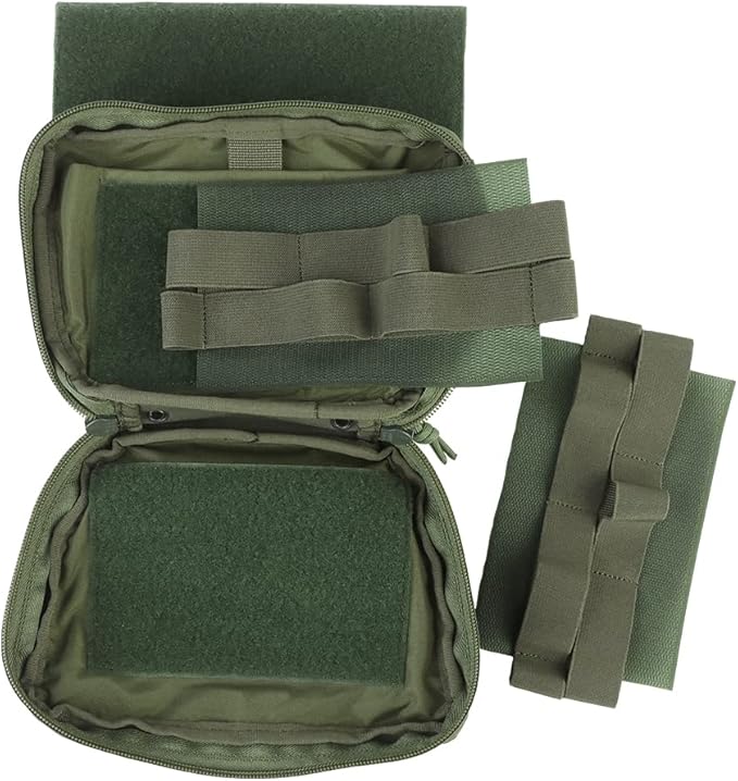 Tactical Quick Release Dump Drop Pouch with Hook &amp Loop Fanny Pack Waist Bag Utility Tool Organizer Admin Pouch