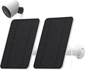 4W Solar Panel Compatible with SimpliSafe Outdoor Camera Includes Secure Wall Mount IP65 Weatherproof13.1ft Power Cable (2)