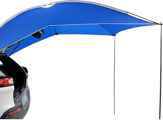 SHINsuke Car Tailgate Tent Awning Pickup Truck Camping Sun Shelter Waterproof Rainfly SUV Minivan Canopy Hatchback Camper Trailer Rooftop