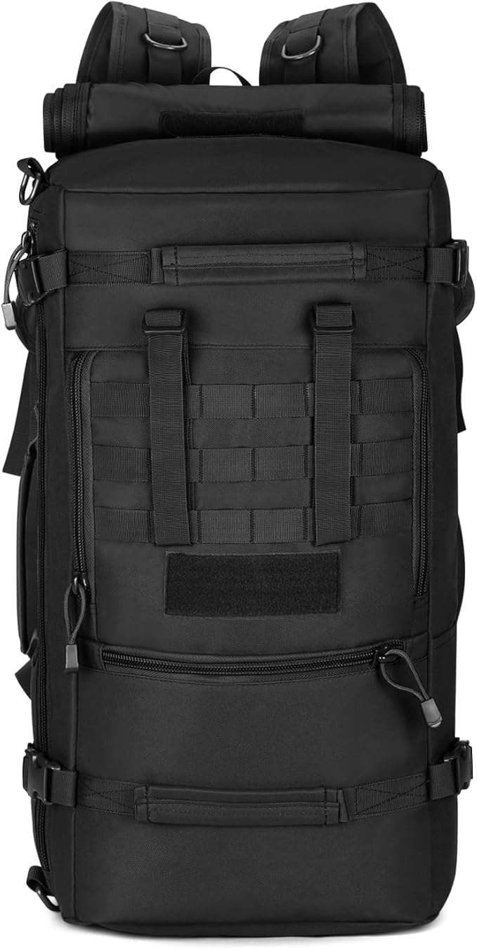 HUNTVP 50L 3 Way Tactical Backpack Military MOLLE Assault Backpack Modular WR Bag