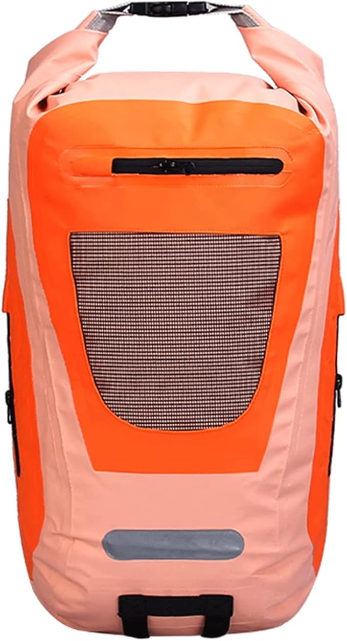 Floating Waterproof Drying Bag (25L) Roll-top Drying Bag Lightweight Dry Storage Bag Waterproof Dry Bag for Traveling (Color : Pink)