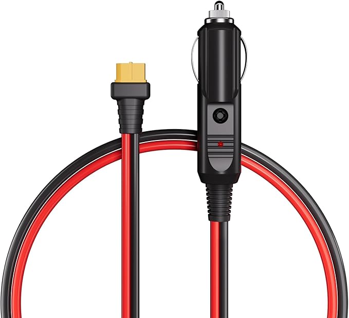 AFERIY 9.8ft/3m XT60 to Car Cigarette Lighter Connector