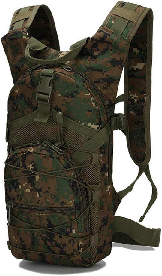 Outdoor Sports Pack Hiking Bag Tactical Rucksack Camo Knapsack Combat Camouflage Tactical 20L Backpack - DW