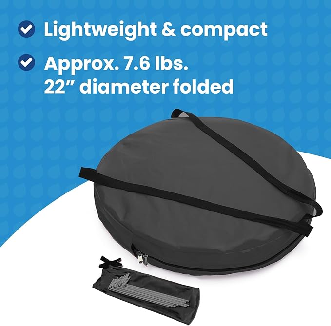 WeatherPod® Pop-Up Sports Tent 1-2 Person – Instant Setup MyPod™ Original Shark Tank All-Weather Pod Shelter for Outdoor Sports Rain Wind &amp Cold