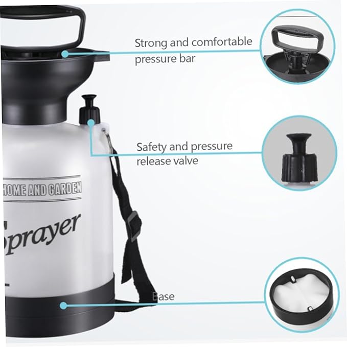 Portable Camping Shower 6L Portable Shower with 10 Modes Sprayer Head and 9.84ft Hose for Garden Picnic Hiking Beach Car Cleaning