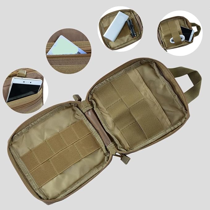 Tactical Molle Pouch Compact Water-Resistant EDC Bag Small Utility Pack