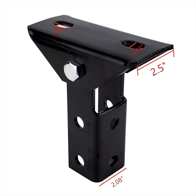4-Pack Heavy Duty 180 Degree Turn Joint Connector BracketsBase for All 1-5/8 Strut ChannelSolar Panel Bracket for 3-Way Channel Cross Section.(Black)