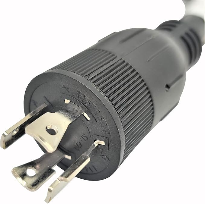 Parkworld 885262 Generator Adapter Cord 4-Prong Locking 20 AMP L14-20 Plug to 30 AMP Locking L14-30 Receptacle 1FT
