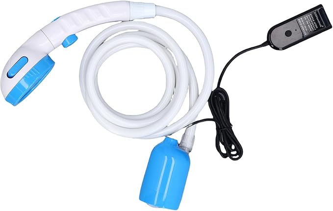 Portable Outdoor Shower Electric Shower Pump USB C Portable Shower with Multiple Spray Modes for Camping Hiking Traveling Pet and Garden Watering