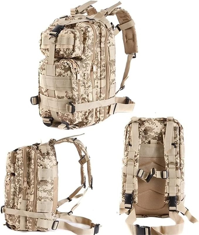 Tactical Outdoor Rucksacks 30L Large Waterproof Military Backpack for Camping Hiking Trekking Shoulder Bags