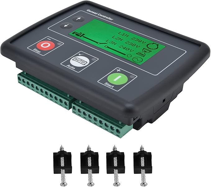 Generator Control Panel Generator Remote Control Controller Automatic Transfer Switch Self‑starting Genset Detection Control Module Generator for Engine Speed