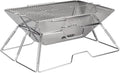 Quick Grill Large: Portable Camping Charcoal Grill with Carrying Bag for Backpacking / 304 Stainless Steel Grill/Outdoor Stove Burner/Hiking Travel Picnic BBQ